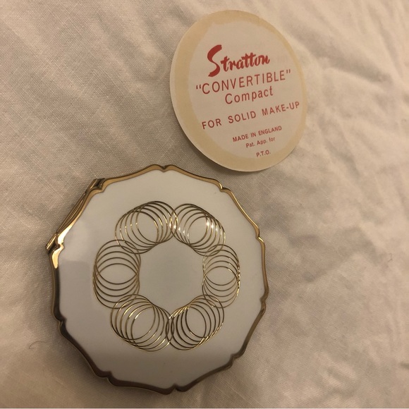 Vintage Stratton Convertible Compact Makeup Holder - Picture 1 of 9